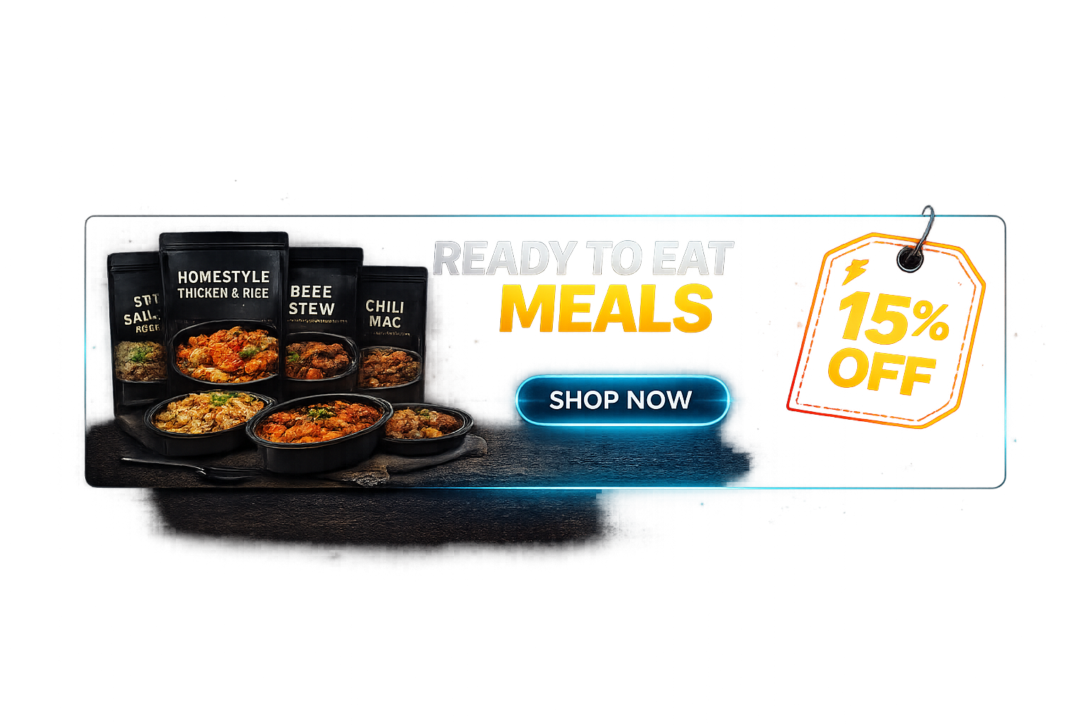 Ready to eat meals reserve collection